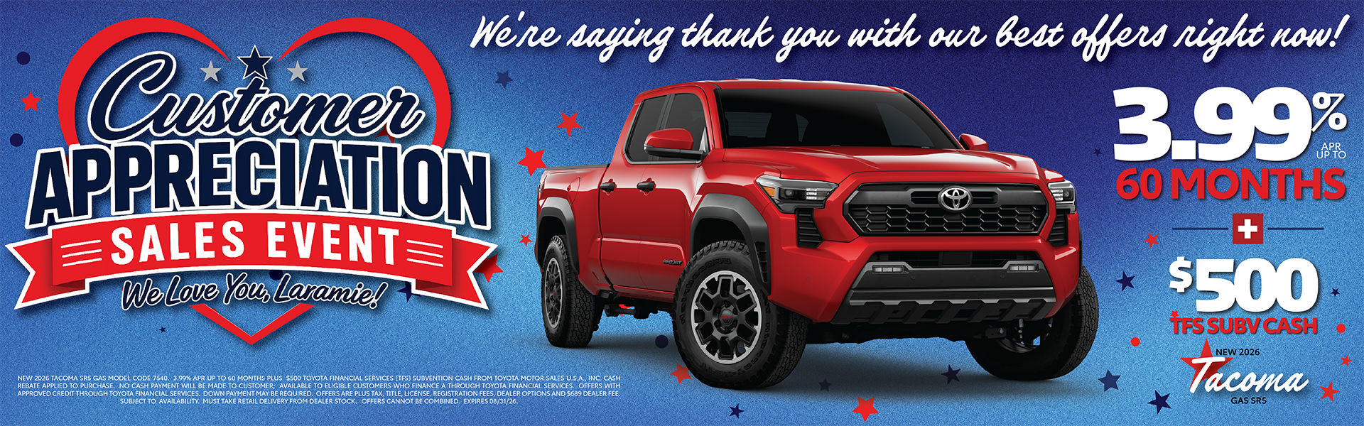 Sizzling Summer Savings on Tacoma
