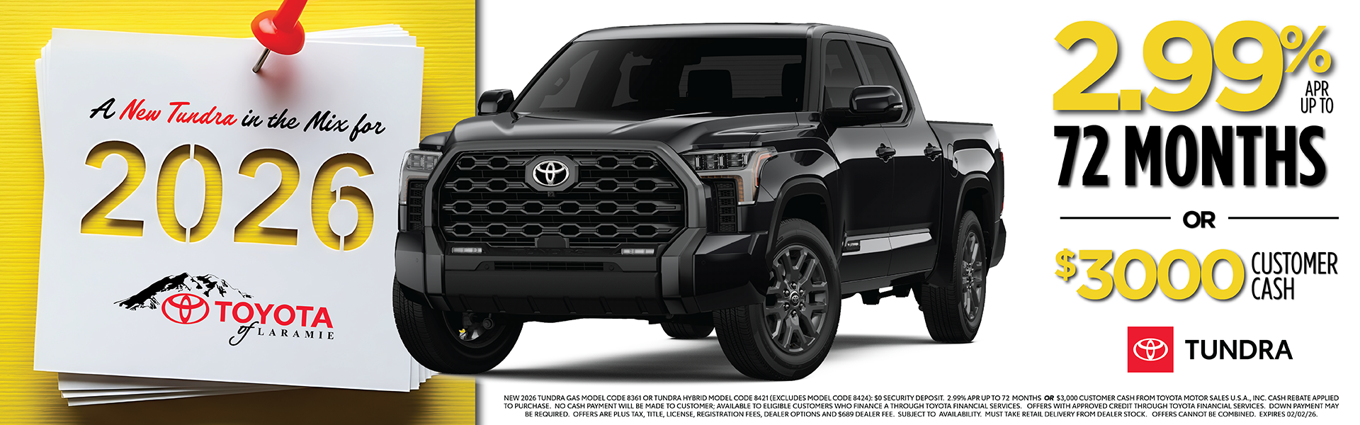 A New Tundra in the Mix for 2026