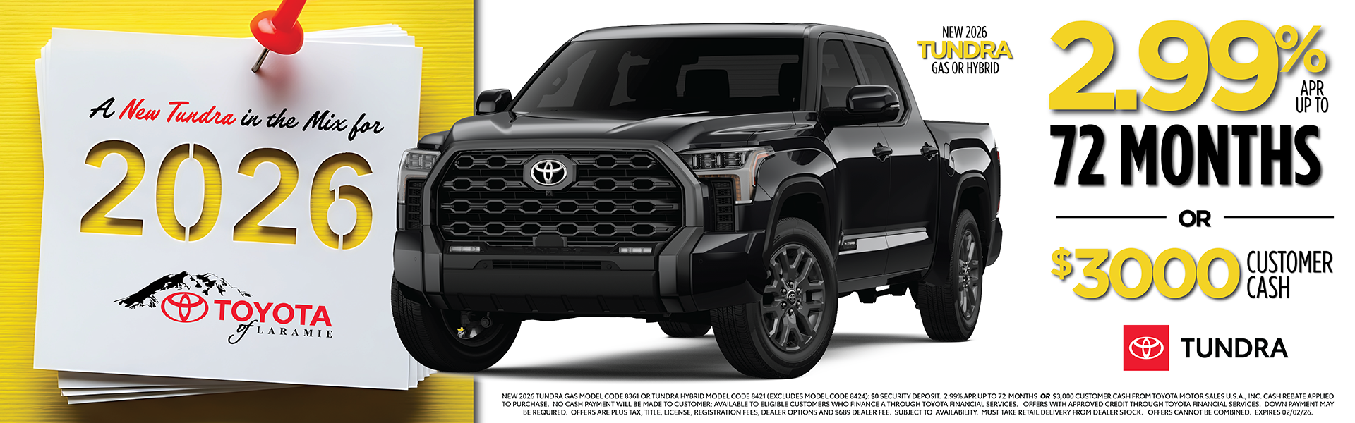 New 2026 Tundra
