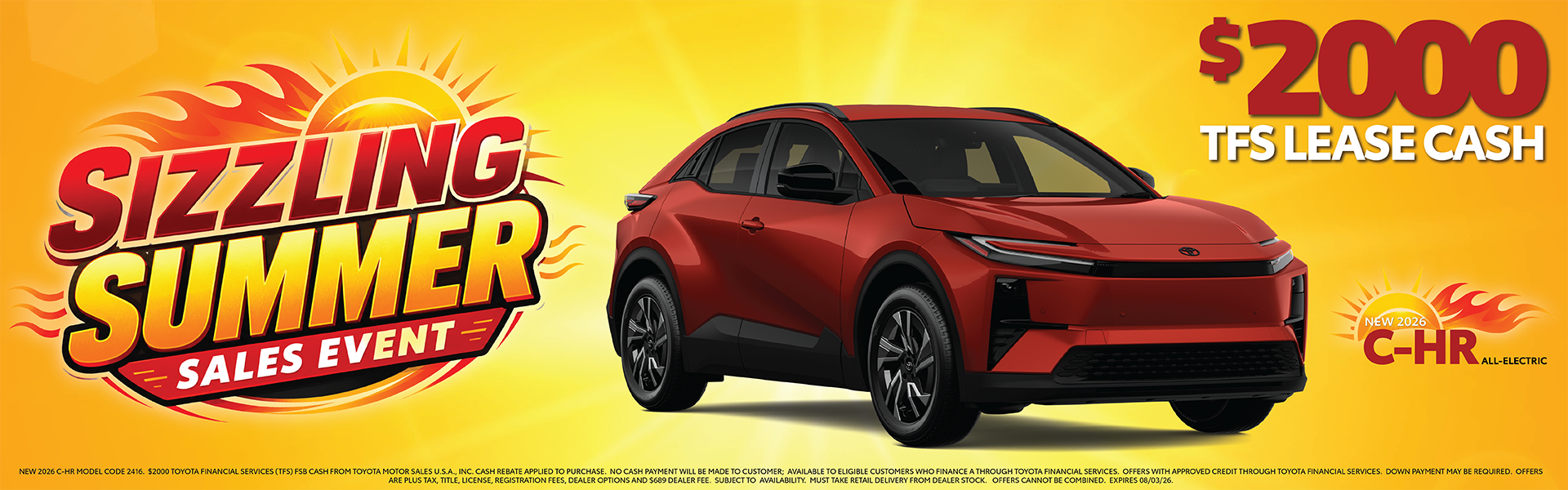 Sizzling Summer Savings on C-HR