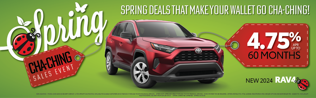 Spring Cha-Ching Sales Event